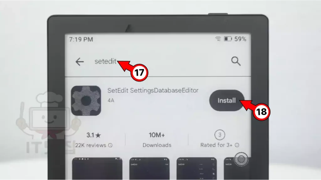 22-install-setedit-app-from-google-play SetEdit 앱 검색 후 설치 버튼을 누르기 직전의 Google Play 화면